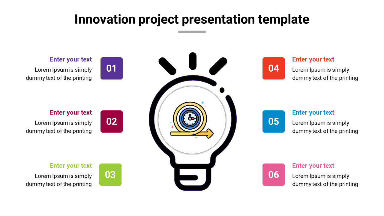Innovation project presentation template